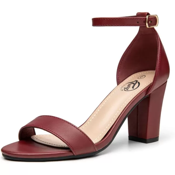 Trary Women's Sandal, White, Block Heel, Ankle Strap, Size 5-11.5, Formal Occasion Attendees
