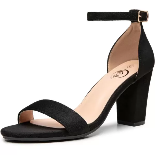 Trary Women's Sandal, White, Block Heel, Ankle Strap, Size 5-11.5, Formal Occasion Attendees