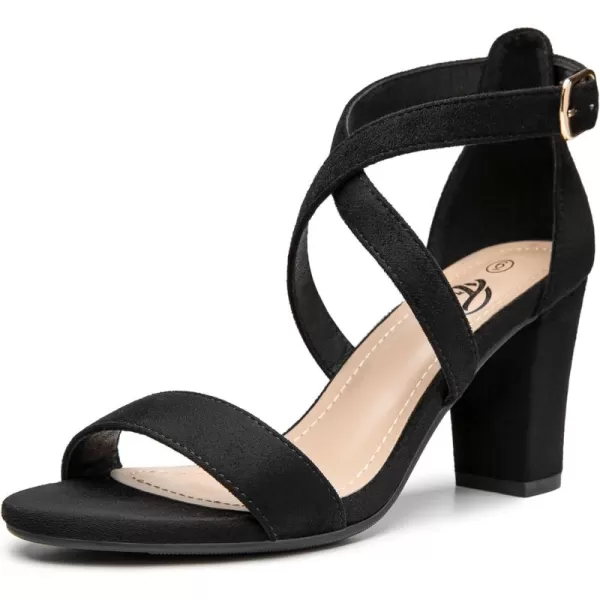 Trary Women's Sandal, White, Block Heel, Ankle Strap, Size 5-11.5, Formal Occasion Attendees