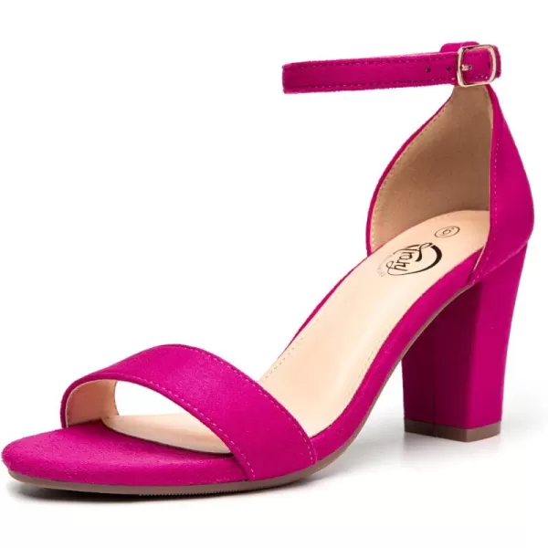 Trary Women's Sandal, White, Block Heel, Ankle Strap, Size 5-11.5, Formal Occasion Attendees