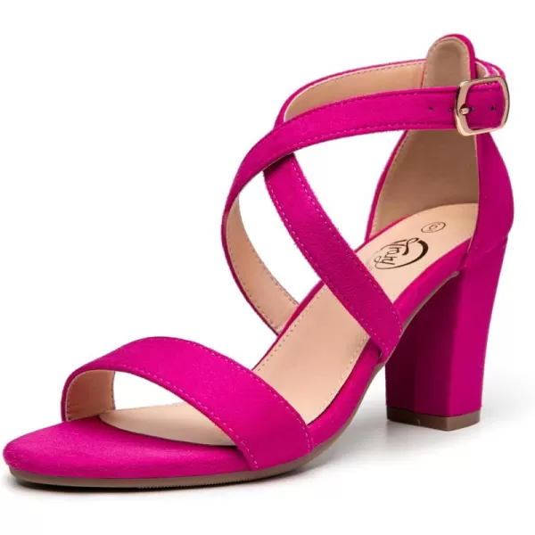 Trary Women's Sandal, White, Block Heel, Ankle Strap, Size 5-11.5, Formal Occasion Attendees
