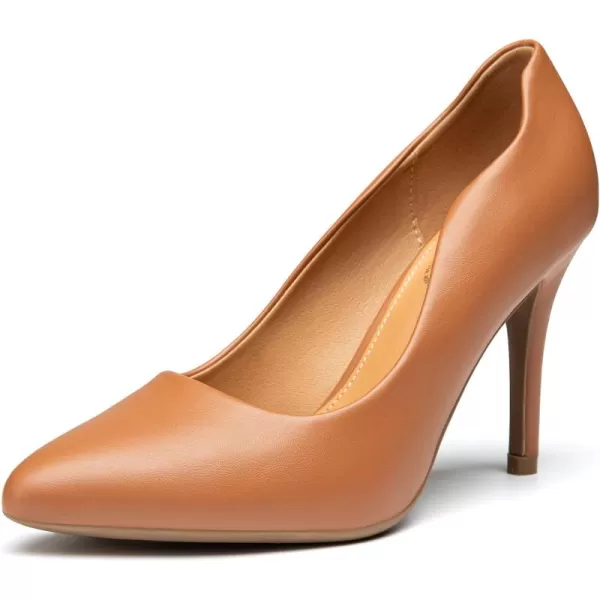 Trary Women's High Stiletto Heels Pumps Closed Pointed Toe Classic Sexy 3.5 in Heels Wedding Dress Work Party Pumps Shoes