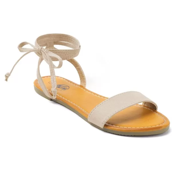 Trary Womens Sandals, Lace Up Sandals for Women, Open Toe Strappy Sandals for Women, Tie up Sandals for Women, Ankle Wrap Flat Sandals for Women Dressy, Cute Sandals, Summer Sandals for Women