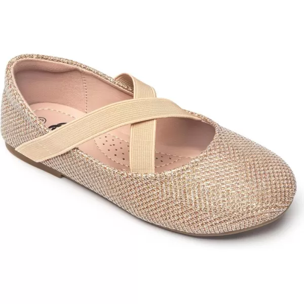 Trary Girls Dress Shoes with Crossover Straps Ballet Flats Mary Jane Shoes for Girls