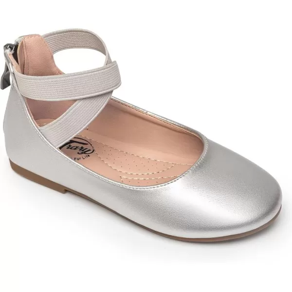 Trary Girls Dress Shoes with Crossover Straps Ballet Flats Mary Jane Shoes for Girls
