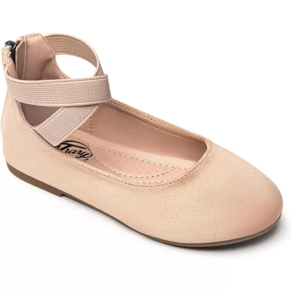 Trary Girls Dress Shoes with Crossover Straps Ballet Flats Mary Jane Shoes for Girls
