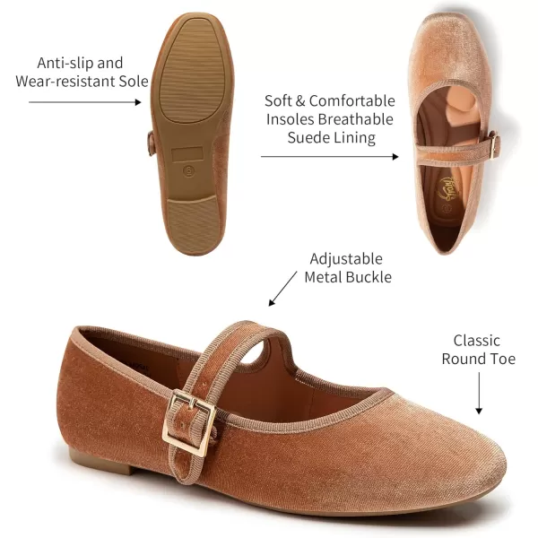 Trary Women's Flats,Mary Jane Shoes Women,Ballet Flats Shoes for Women， Black Flats for Women, Shoes for Women Dressy,Comfortable Dress Shoes for Women, Square Toe Ballet Shoes for Girls