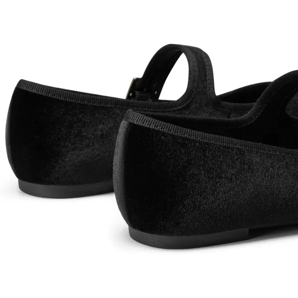 Trary Women's Flats,Mary Jane Shoes Women,Ballet Flats Shoes for Women， Black Flats for Women, Shoes for Women Dressy,Comfortable Dress Shoes for Women, Square Toe Ballet Shoes for Girls