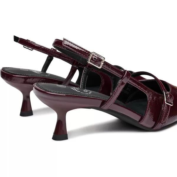Trary Kitten Heels for Women,Slingback Closed Toe Heels for Women,Pointed Toe Sexy Women Heels,Stiletto Heels,Wedding Heels for Bride