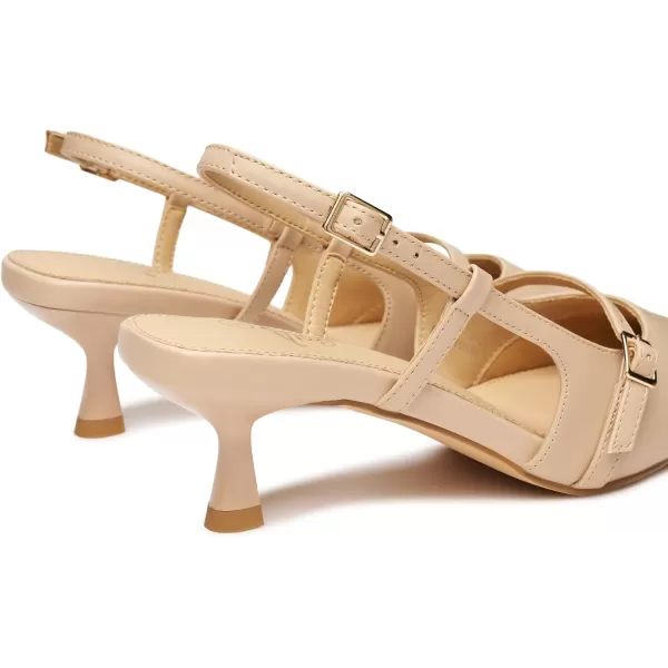 Trary Kitten Heels for Women,Slingback Closed Toe Heels for Women,Pointed Toe Sexy Women Heels,Stiletto Heels,Wedding Heels for Bride