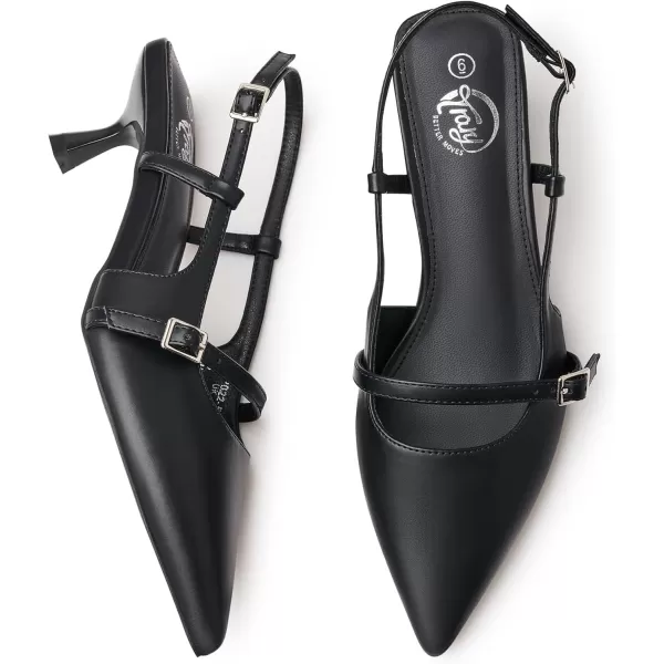 Trary Kitten Heels for Women,Slingback Closed Toe Heels for Women,Pointed Toe Sexy Women Heels,Stiletto Heels,Wedding Heels for Bride