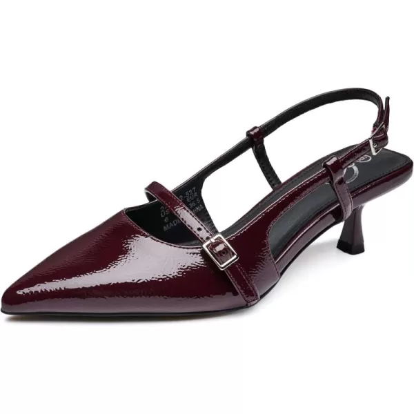 Trary Kitten Heels for Women,Slingback Closed Toe Heels for Women,Pointed Toe Sexy Women Heels,Stiletto Heels,Wedding Heels for Bride