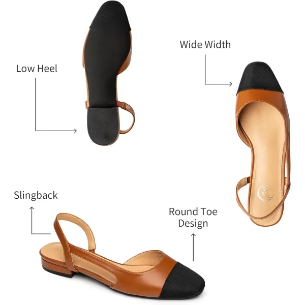 Trary Flats for Women,Black Shoes Women, Womens Flats Comfortable Dressy, Slingback Flats for Women, Ankle Strap Flat Dress Shoes for Women, Womens Flats, Round Toe Black Flats for Women Dressy