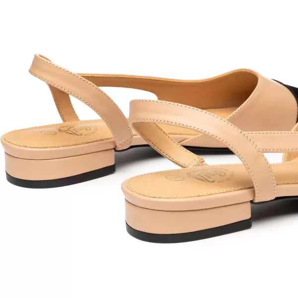 Trary Flats for Women,Black Shoes Women, Womens Flats Comfortable Dressy, Slingback Flats for Women, Ankle Strap Flat Dress Shoes for Women, Womens Flats, Round Toe Black Flats for Women Dressy