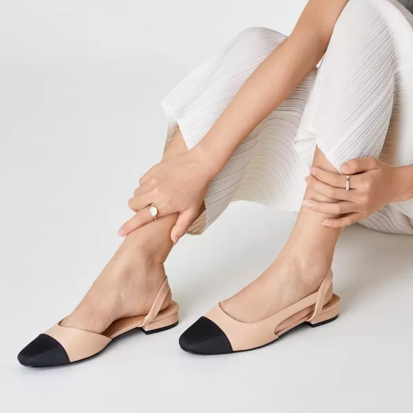 Trary Flats for Women,Black Shoes Women, Womens Flats Comfortable Dressy, Slingback Flats for Women, Ankle Strap Flat Dress Shoes for Women, Womens Flats, Round Toe Black Flats for Women Dressy