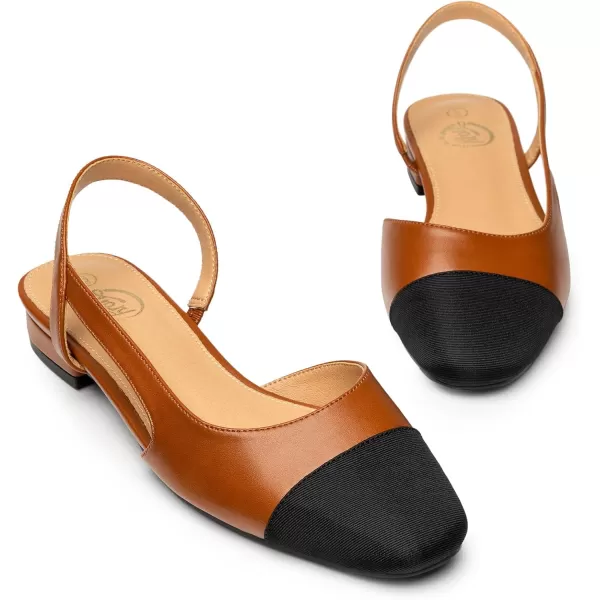 Trary Flats for Women,Black Shoes Women, Womens Flats Comfortable Dressy, Slingback Flats for Women, Ankle Strap Flat Dress Shoes for Women, Womens Flats, Round Toe Black Flats for Women Dressy