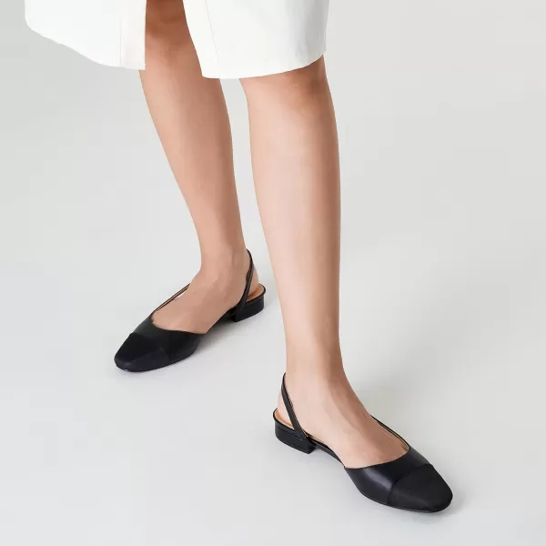 Trary Flats for Women,Black Shoes Women, Womens Flats Comfortable Dressy, Slingback Flats for Women, Ankle Strap Flat Dress Shoes for Women, Womens Flats, Round Toe Black Flats for Women Dressy
