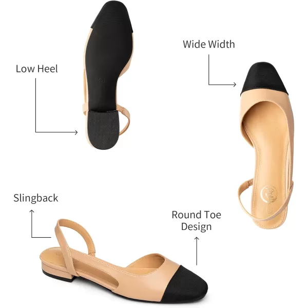 Trary Flats for Women,Black Shoes Women, Womens Flats Comfortable Dressy, Slingback Flats for Women, Ankle Strap Flat Dress Shoes for Women, Womens Flats, Round Toe Black Flats for Women Dressy