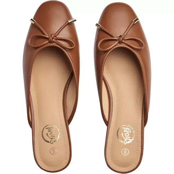Trary Mules for Women 2024, Womens Mules Slip on Comfortable Bow Pointed Toe Womens Loafers, Backless Flats Mules Shoes for Women with Knot