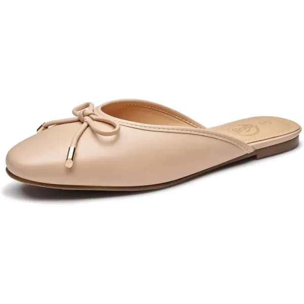 Trary Mules for Women 2024, Womens Mules Slip on Comfortable Bow Pointed Toe Womens Loafers, Backless Flats Mules Shoes for Women with Knot