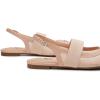 imageTrary Mary Jane Shoes Women Ballet Flats Bow Flats Shoes Slingback DressyMesh Nude