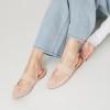 imageTrary Mary Jane Shoes Women Ballet Flats Bow Flats Shoes Slingback DressyMesh Nude