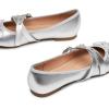imageTrary Womens Mary Jane Shoes Memory Foam Ballet Flats BlackSilver