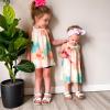 imageTrary Girls Sandals Open Toe Casual Summer Shoes with Cork Footbed Comfortable Flat Sandals for Little KidsGold