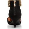 imageTrary Kitten Heels for Women Closed Pointed Toe Low Stiletto Heels Pumps Shoes Women Comfortable Ankle Strap Pumps 2quot Heel Party Dressy ShoesBlack