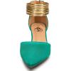 imageTrary Kitten Heels for Women Closed Pointed Toe Low Stiletto Heels Pumps Shoes Women Comfortable Ankle Strap Pumps 2quot Heel Party Dressy ShoesGreen