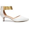 imageTrary Kitten Heels for Women Closed Pointed Toe Low Stiletto Heels Pumps Shoes Women Comfortable Ankle Strap Pumps 2quot Heel Party Dressy ShoesWhite Satin