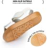 imageTrary Toddler Sandals for Baby Girls Boys Summer Sandals Cute Kids Shoes Lightweight Open Toe Sandals Beach Holiday Unisex Child SandalsShiny White