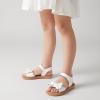 imageTrary Toddler Sandals for Baby Girls Boys Summer Sandals Cute Kids Shoes Lightweight Open Toe Sandals Beach Holiday Unisex Child SandalsWhite Bow