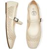 imageTrary Mary Jane Shoes Women Woven Flats for Women Dressy Ballet Flats Squared Toe Mesh Mary Jane Flats ShoesWhite Woven