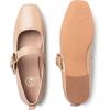 imageTrary Womens Ballet FlatsMary Jane Shoes for WomenSquare Toe Dressy Comfortable ShoesNude