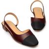 imageTrary Flats for WomenBlack Shoes Women Womens Flats Comfortable Dressy Slingback Flats for Women Ankle Strap Flat Dress Shoes for Women Womens Flats Round Toe Black Flats for Women DressyWine Red