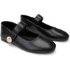 imageTrary Flats for Women Mary Jane Shoes Dress Shoes for Women Comfortable Business Office Casual with VelcroBlack