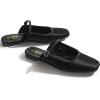 imageTrary Mules for Woman Mary Jane Flat Shoes Slip on Comfortable Backless Loafers Flats Square Toe Office Casual VintageBlack