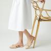 imageTrary Mules for WomenComfortable Pointed Toe FlatsBackless Loafers SlipOns Womens ClogsBusiness Casual Fall Winter Shoes Women DressyNude