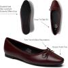 imageTrary Flat Shoes Women Pointed Toe Flats for Women TwoTone Cap Toe Ballet Flats Shoes Comfortable Dressy Casual Slipon Work Daily Soft Flat ShoesWine Red