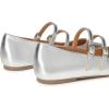 imageTrary Flats for Women Closed Pointed Toe Mary Jane Shoes Women Comfortable Slip on Ballet Flats Dressy Shoes Adjustable Strap PU Leather Mary Janes LoafersSilver