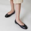 imageTrary Flats for Women Mary Jane Shoes Women Round Toe Ballet Flats Dress Shoes Casual Comfortable PU Leather Slip on LoafersPu Black
