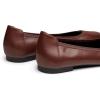 imageTrary Flats for Women Mary Jane Shoes Women Round Toe Ballet Flats Dress Shoes Casual Comfortable PU Leather Slip on LoafersPu Brown