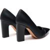 imageTrary Heels for Women Closed Pointed Toe Chunky Pumps Shoes Women Block High Heels Comfortable SlipOn Dress Office Party Wedding Shoes 354quot HeelBlack