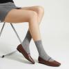 imageTrary Mary Jane Ballet Flats for Women  Comfortable Closed Toe Shoes With StrapBrown
