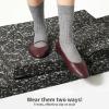 imageTrary Mary Jane Ballet Flats for Women  Comfortable Closed Toe Shoes With StrapWine