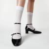 imageTrary Mary Jane Shoes Women Chunky Block Heels Mary Janes Dress Shoes for Women Close Cap Toe 22 Inch Womens Pumps Shoes with Buckle Double Strap Comfy Pumps for Office Party Casual WeddingBlack