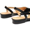 imageTrary Slingback Flats for Women Black Dressy Comfortable Round Square Toe Shoes Work Office Casual Ankle Strap Dress FlatsBlack Pu