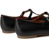 imageTrary Womens Black Mary Jane TStrap Ballet Flats Pointed Toe Comfortable Adjustable Buckle Business Casual US Size 712Black Pu