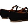 imageTrary Womens Black Mary Jane TStrap Ballet Flats Pointed Toe Comfortable Adjustable Buckle Business Casual US Size 712Black Suede